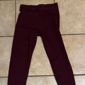SO The Favorite Leggings XS Juniors Maroon Comfortable Classic Stretch